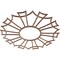 Ekena Millwork Augustus Wood Fretwork Pierced Ceiling Medallion, Walnut, 24"OD x 8 1/2"ID x 3/8"T CMWP24X24X0375AUWA - alternate 5